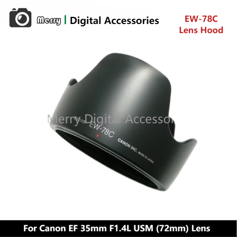 New Original Genuine Front Lens Hood EW-78C For Canon EF 35mm F1.4L USM (72mm) Camera Lens