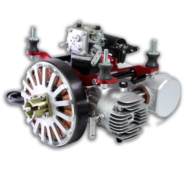 DLE70HD Dron Engine4.2kw Water-Cooled Hybrid Electricity Generator Gasline Engine Electric Kit Airplane Engine Fixed Wing DIY