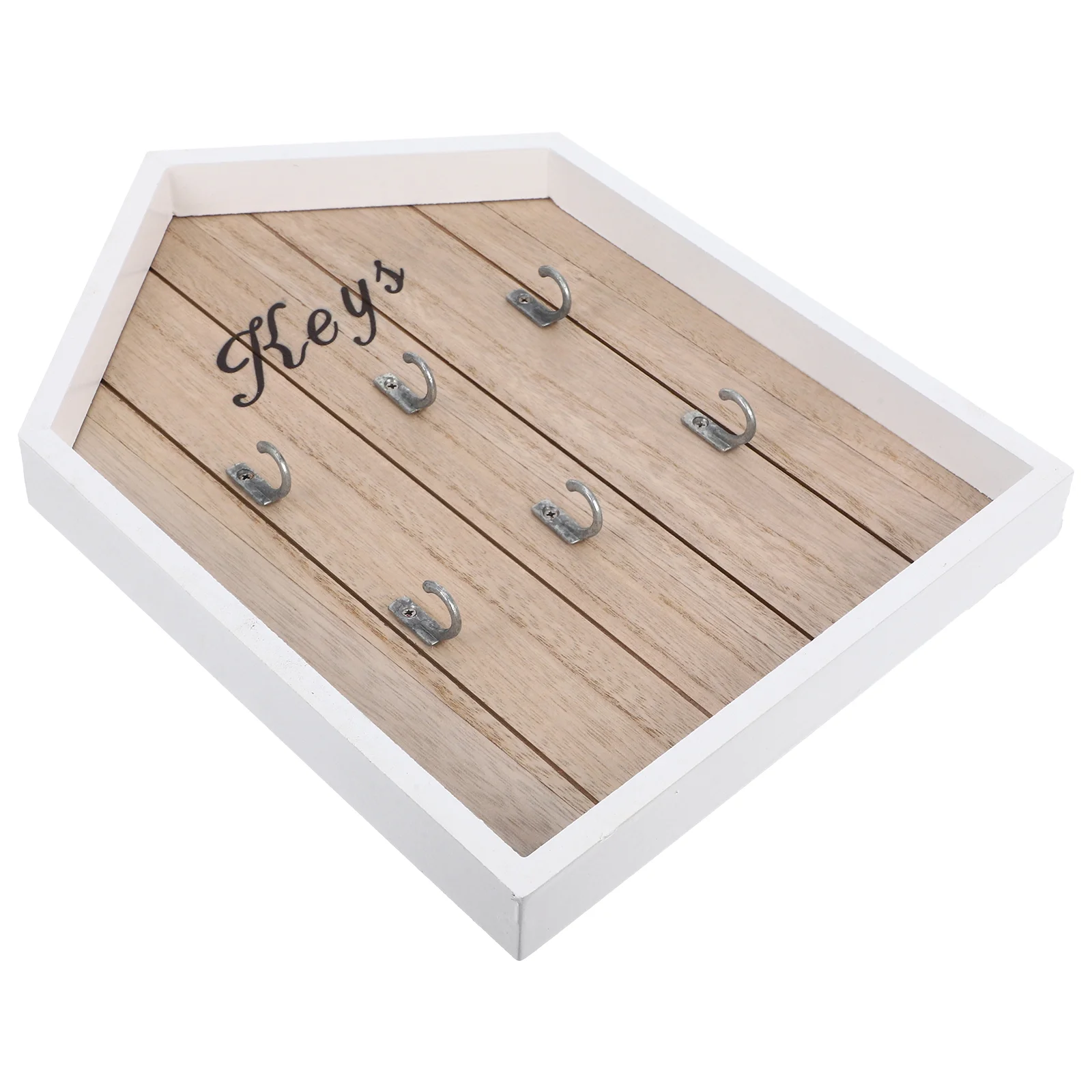 Key Storage Box Wall Mount Rack Keys Cabinet Wood for Holder Decorative