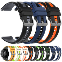 22mm Silicone Strap for Zeblaze Stratos 4 3 2/Vibe 7/Lite/Btalk/GTS 3 Plus for Xiaomi Watch 2 Pro S4 S3 S1 Band Sports Bracelets