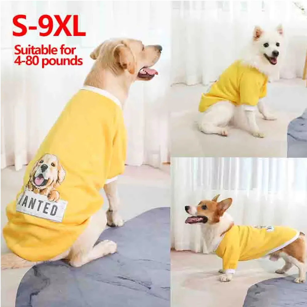 

Pet Hoodies Clothes For Small Dogs Puppy Jacket Sweatshirt Coat Labrador Costume Autumn Winter Keep Warm Pets Clothing Bulldog