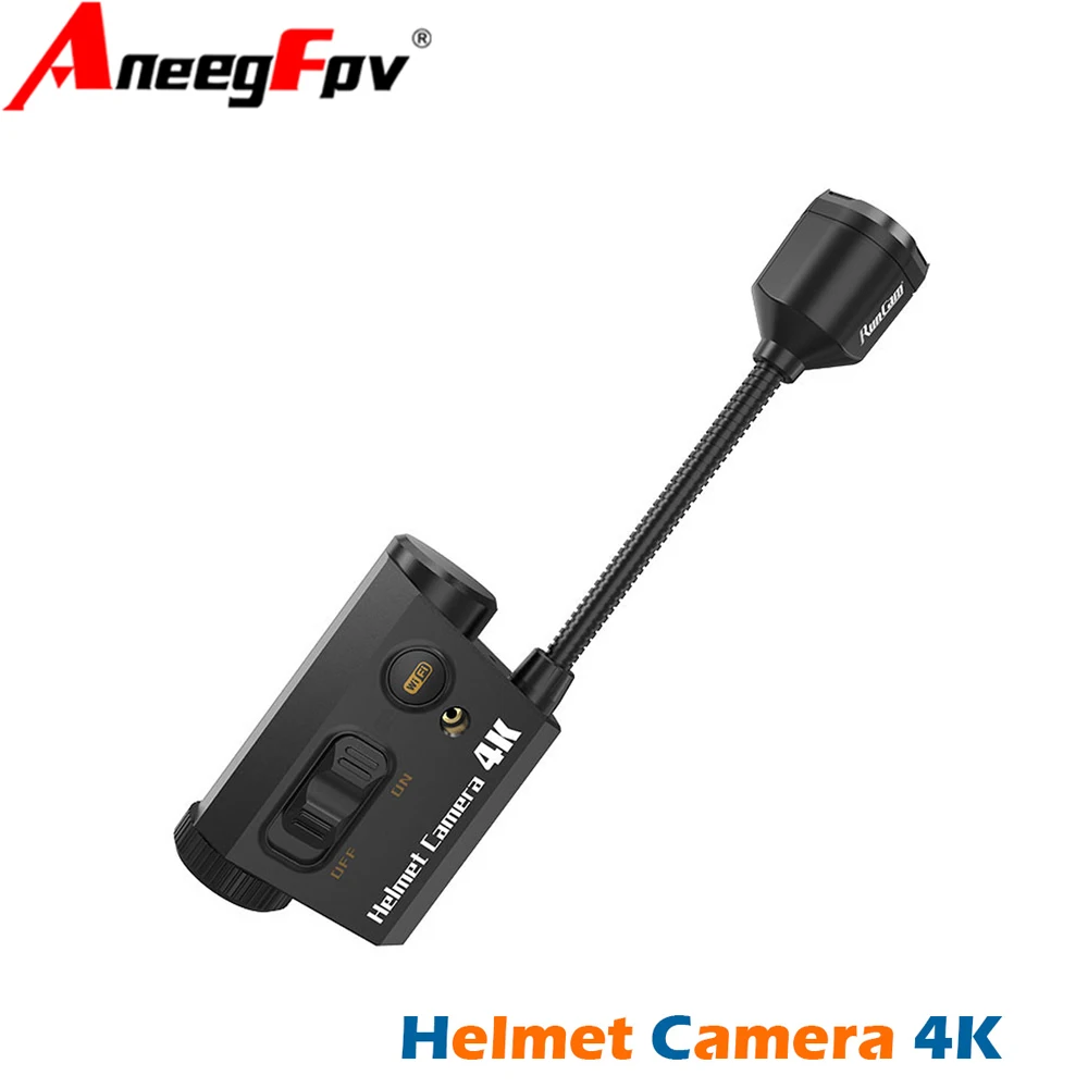 RunCam Helmet  Camera 4K Face Mask Recorder Airsoft Recording Long Battery Life 1920*1080 60fps Built-in Wifi view 2
