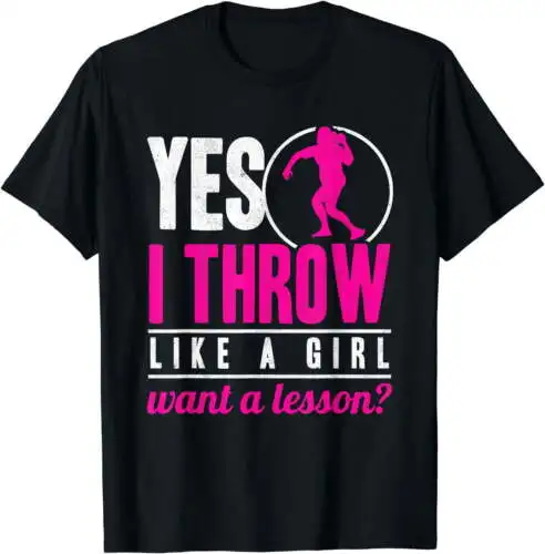 Yes I Throw Lika A Girl Track And Field Women Shot Put T-Shirt