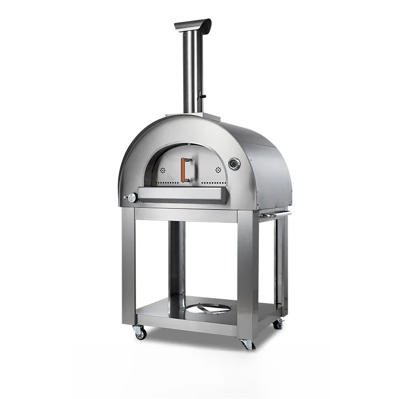 

Outdoor courtyard stainless steel Italian pizza oven pizz grill charcoal wood fire kiln stew grill