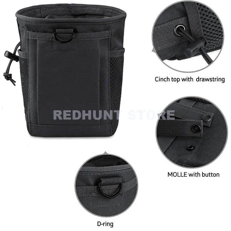 Bolsa táctica MOLLE para revistas con cordón - riñonera y funda - imagen 3