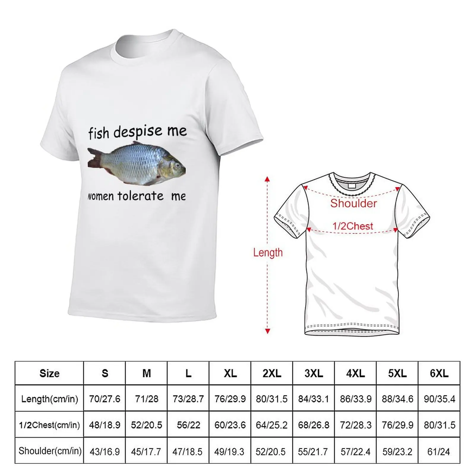 Fish despise me women tolerate me lesbian hat T-Shirt shirts graphic tee custom shirt funny t shirts for men