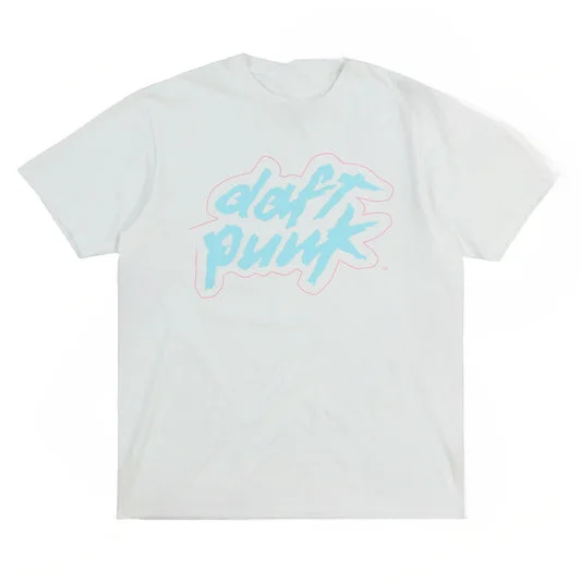 Daft Punk T-Shirt Summer Men Cotton Tops Tees Casual Clothing Unisex Fashion Solid Color Sleeve Streetwear Informal fashion