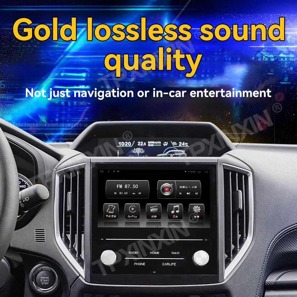 For Subaru Forester XV 2018 - 2021 Android Car Radio Multimedia Video Player Carplay Autoradio Stereo GPS Navi Head Unit BT 4G