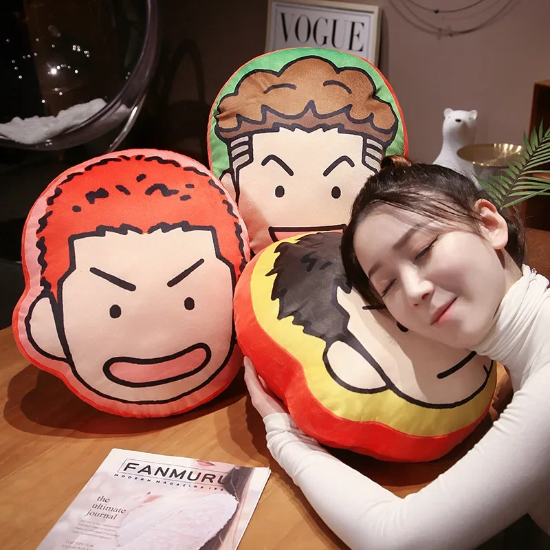 SLAM DUNK Hand Pillows RukawaKaede Sakuragi Hanamichi Mitsui Hisashi Miyagi Ryota Double-sided Printed Throw Pillow Holiday Gift