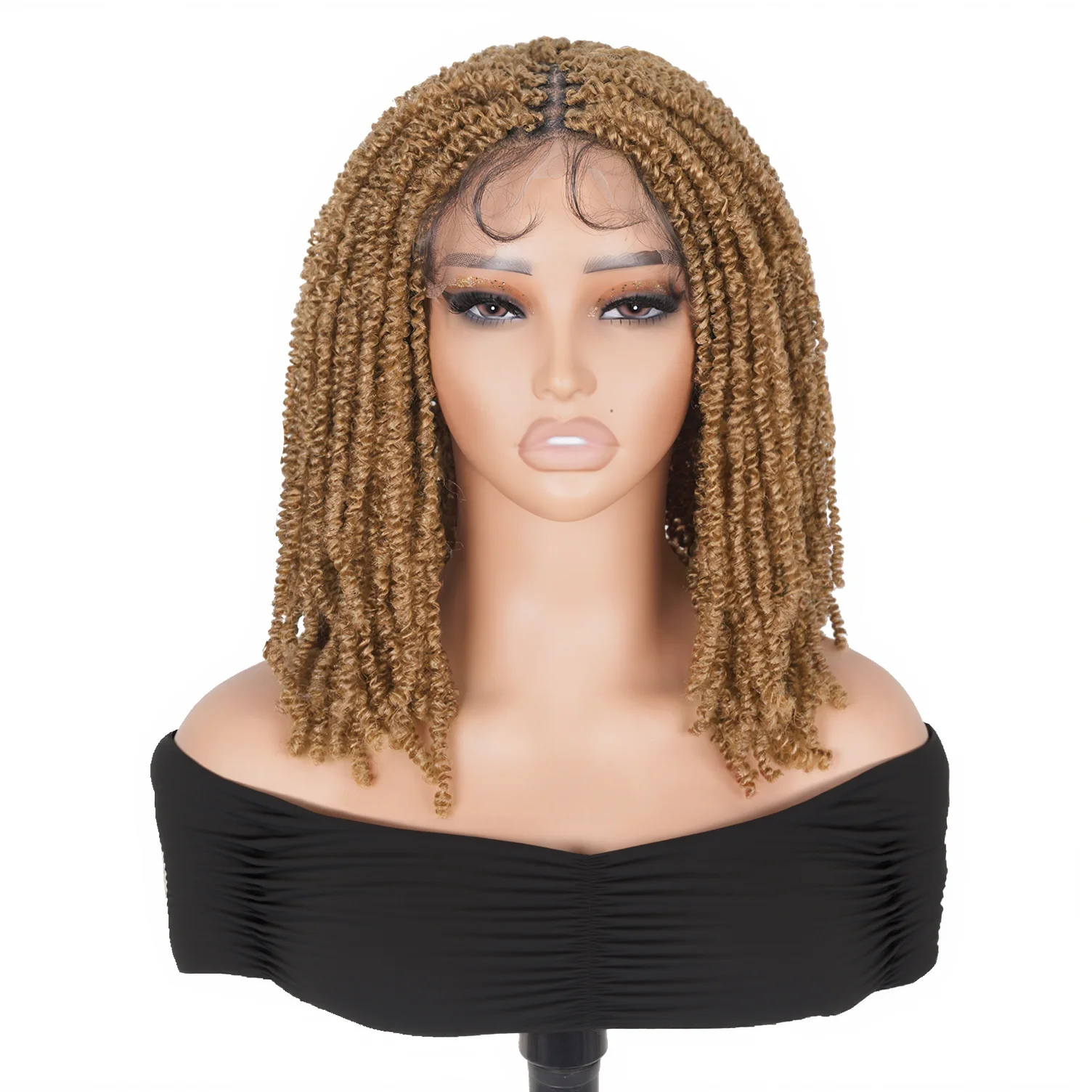 

Yanky Twist Braids Полный парик фронта шнурка для женщин Mini Twist Hair Bohemian Passion Twist Вязание крючком Волосы Вязание крючком Синтетические косы