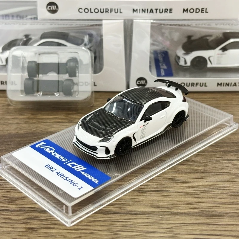 Newly Stocks CM Model 1:64 Varis BRZ White Color Diecast In 2024