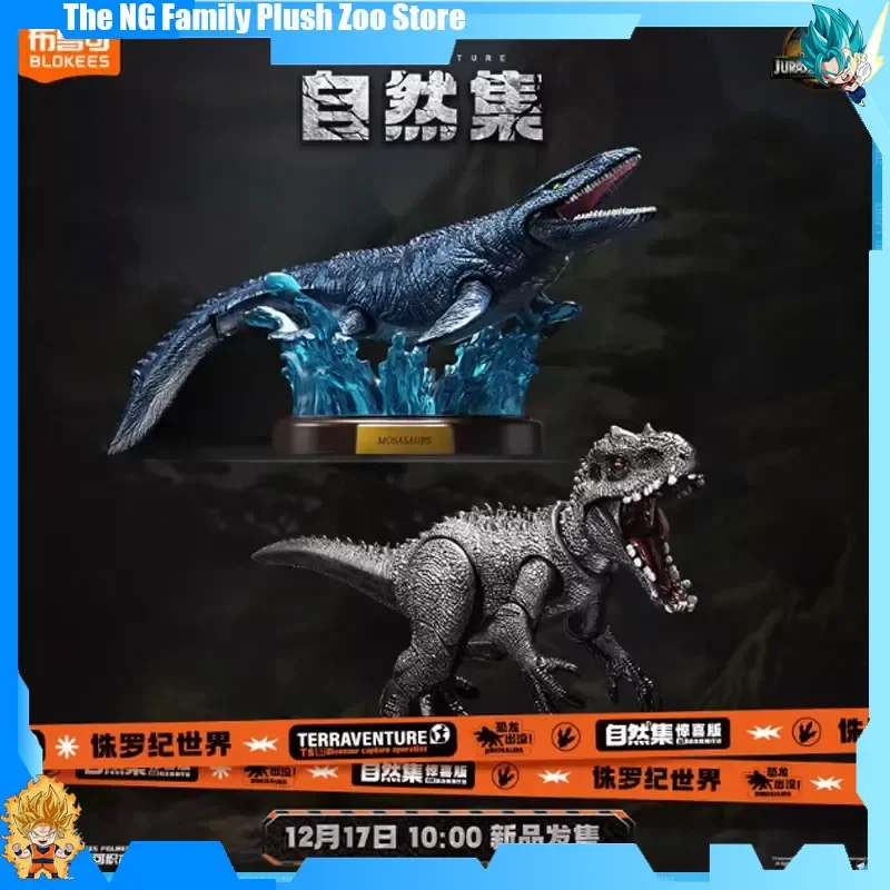 Blokees Jurassic World Dinosaur Tyrannosaurus Rex Action Figure Model Toy - Collezione naturale Versione 2 Regalo per bambini