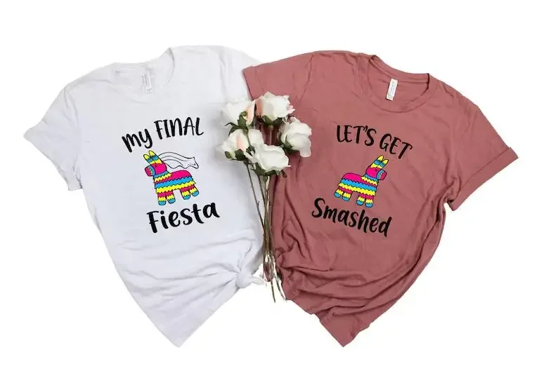 My Final Fiesta Tee, Lets Get Smashed Shirt, Bachelorette Party, Cinco De Mayo Shirt, Drinking Shirt, Smashed In Nash,