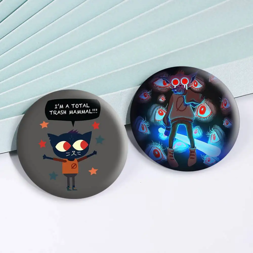 Adventure Games Night In The Woods Button Pins Backpack Clothing Decor Brooch Badge Jewelry Gifts for Kids