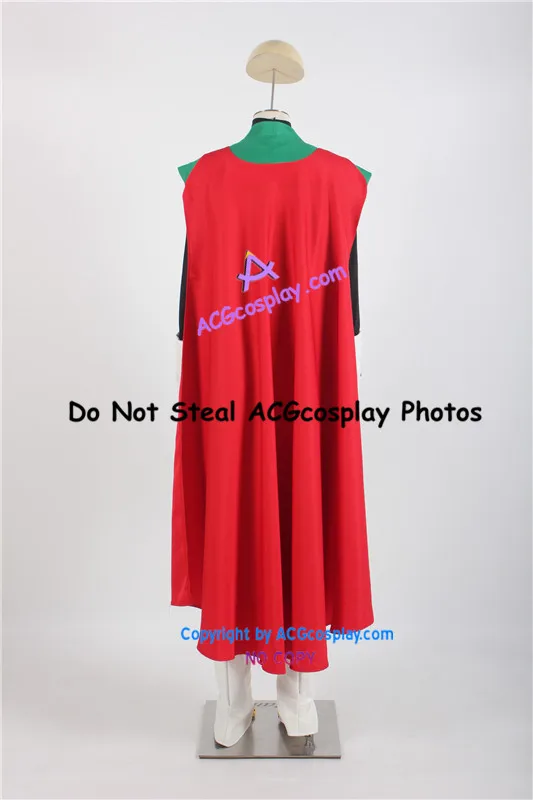 The Great Saiyaman Cosplay Costume acgcosplay include boots covers