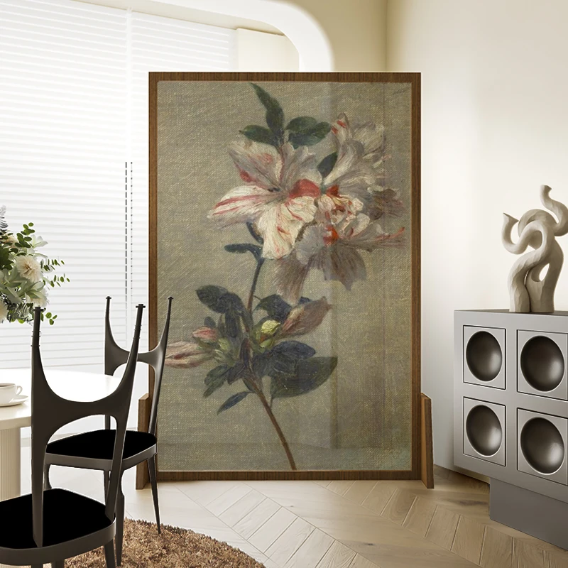 

Мобильная перегородка из цельного дерева для гостиной, входа, столовой, декоративное сиденье, экран