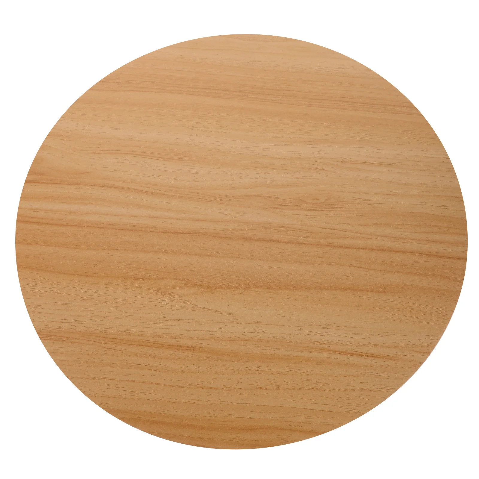 

Wood Grain Round Tabletop Circle Countertop Thick Office Coffee Hotel Light Brown Wood Table Top Thickened Design Versatile