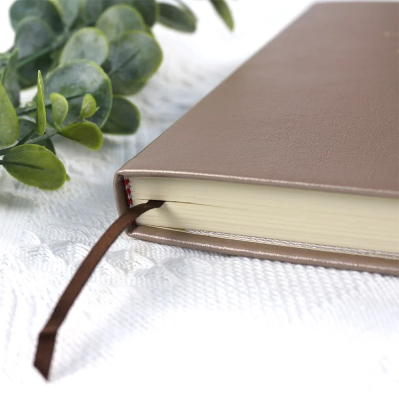 Custom Printing Leather Journal, Suporte para Notebook, Organizador Livro Impressão para Reunião, Barato