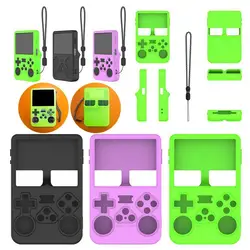 Funda de silicona para consola de juegos portátil R36S, funda protectora de silicona, caja de almacenamiento antiarañazos, carcasa suave