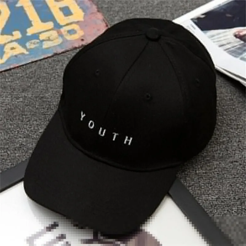 Korea Men Sport Letter Embroidery Baseball Caps Hot Casual Cotton Hip Hop Snapback Hat Women Casquette Gorras Curved Tucker Cap