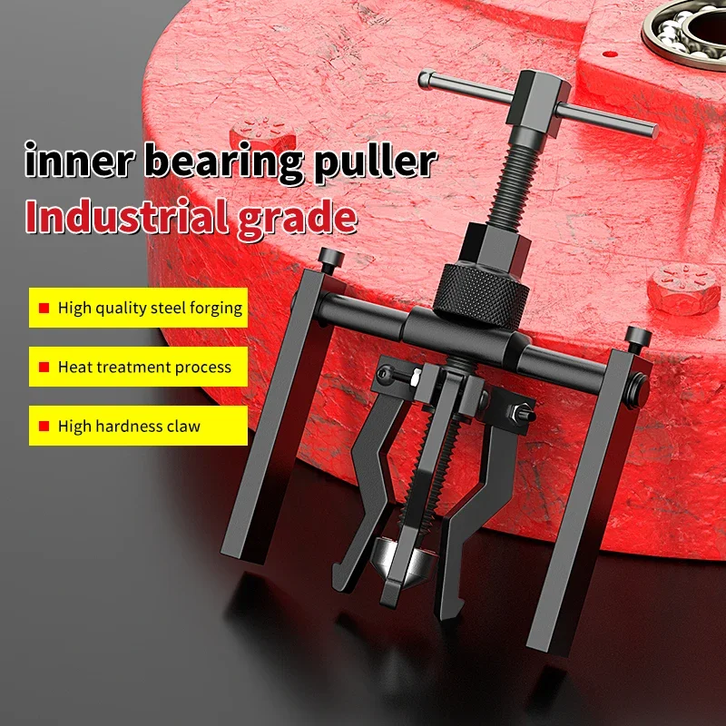 3-Claw Bearing Puller - Versatile & Efficient Inner Gear Extractor, Robust Tool for Maintenance & DIY