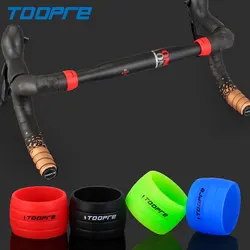 TOOPRE 1 Pair Bicycle Handlebar Tape Fixing Loops Road Bike Handle Grip Wrap Holding Silicone Rings Cycling Fixed Sleeve Collar