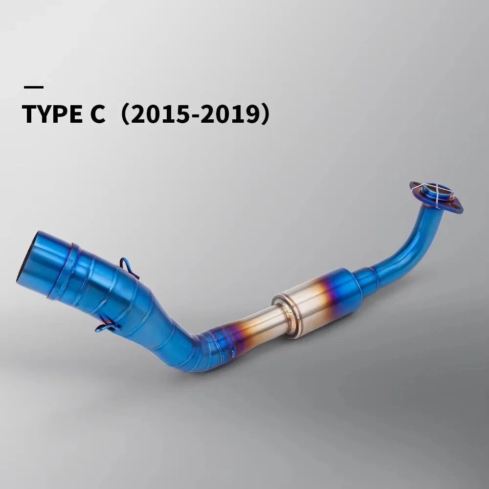 ماسورة عادم الدراجة النارية من الفولاذ المقاوم للصدأ لـ (2015-2019) NMAX125 NMAX155