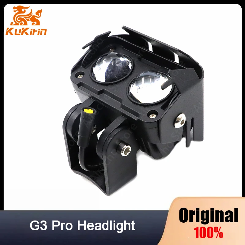 Original KUGOO Front Light Front Light for Kukirin G3 Pro Electric Scooter Headlight Lamp KuKirin official Replacement Parts