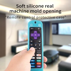 2pcs Universal remote control cover feel comfortable, shock-proof and easy to clean for smart TV remote control