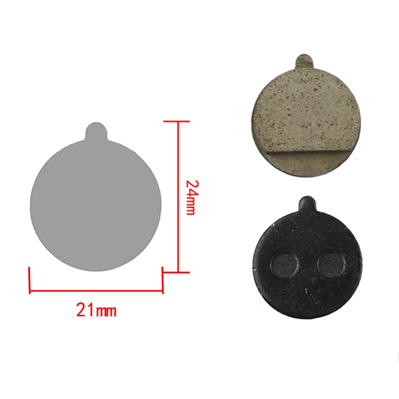 2Pcs Electric Scooter Brake Pads Replacement Disc Metal Friction Parts for Ninebot F30 F40 F20 Electric Skateboard