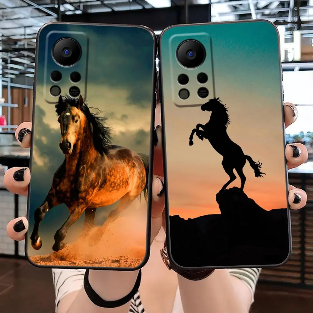 Handsome Animal Horse Phone Case For Infinix SPARK 7 6 Go 5 HOT 30 30I 20 20I 20S 5G 12 12I 11 11S 10 10I 10S Play Case Funda