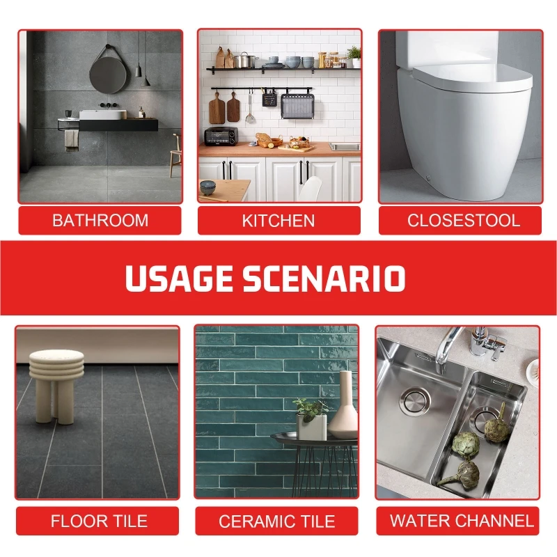 긁는 도구를 가진 플라스틱 강철 진흙 아름다움 그라우트 방수 화장실 고정 실란트