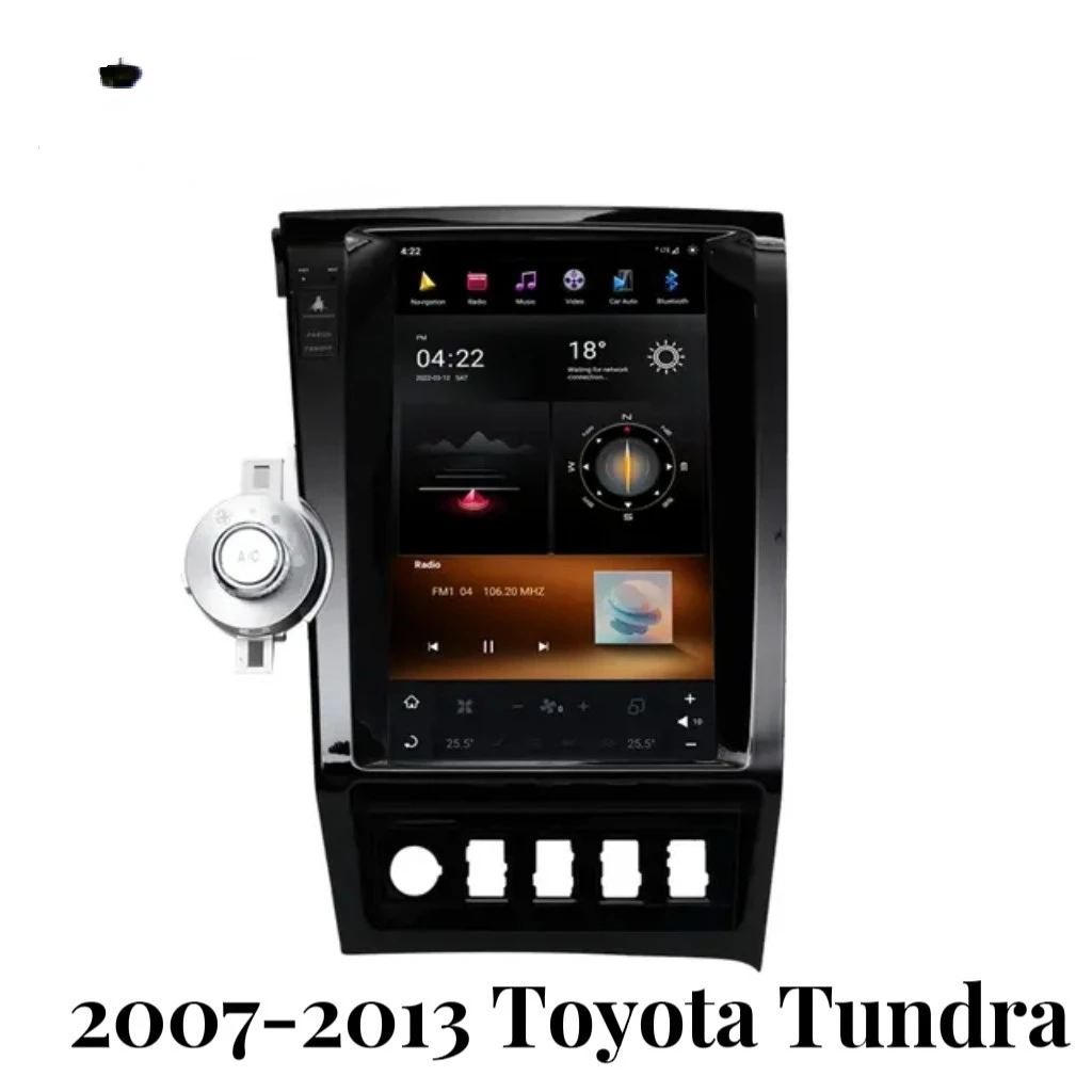 Suitable for Toyota Tantu Android large screen vertical navigation car infotainment center console 13.6 inches