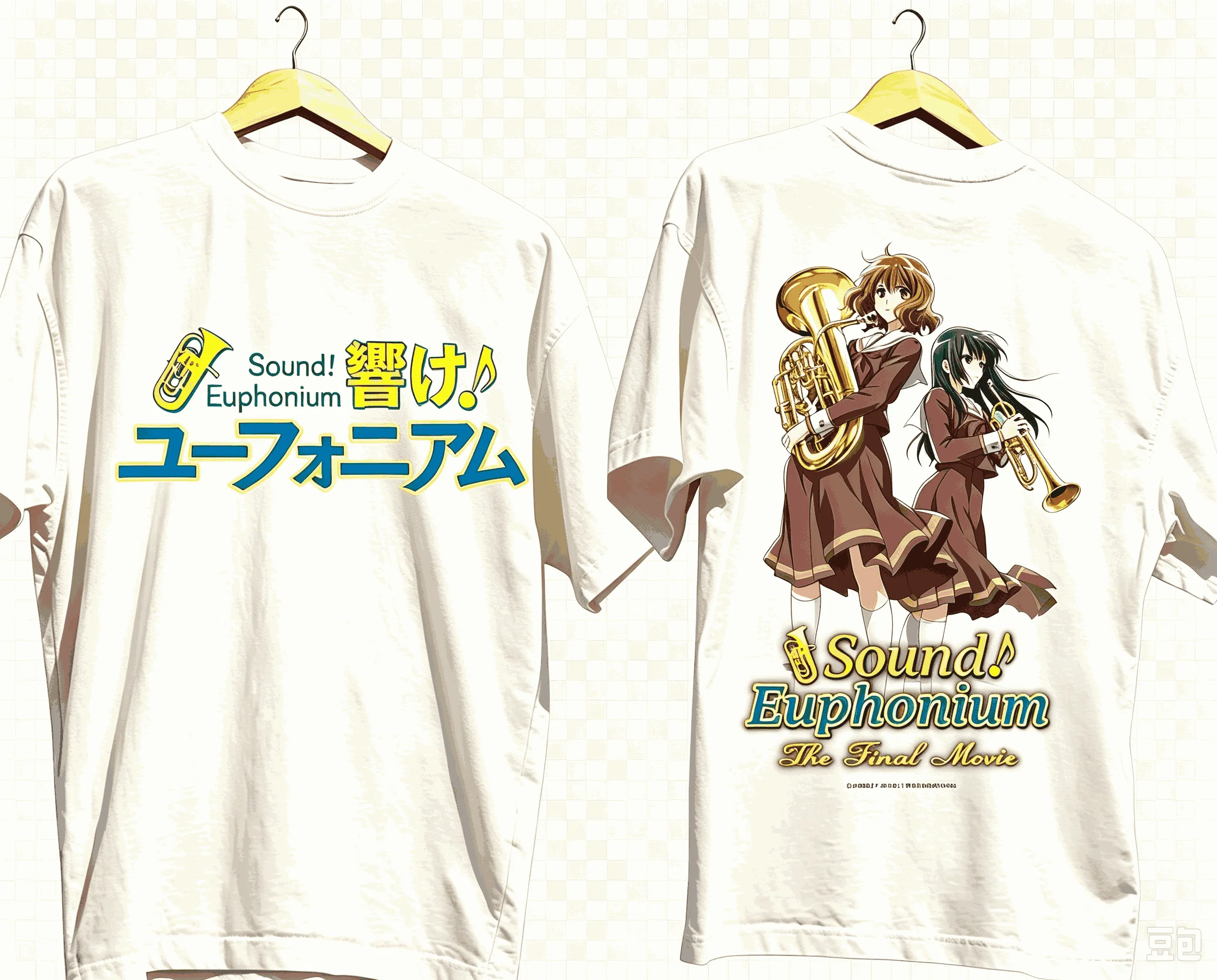 Sound! Euphonium Unisex Casual Fashion T-shirt High Street Oversized Unisex T-shirt Streetwear Trendy Cotton high quality soft