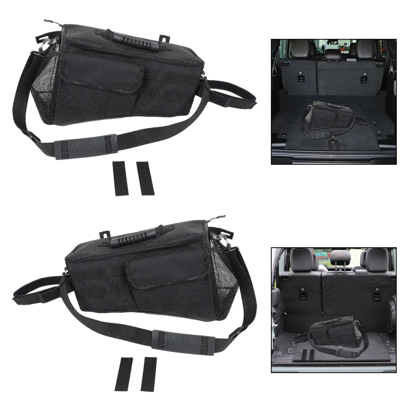 

Car Storage Organizer Vehicles Storage Box Large Capacity Accessory Grocery Organizer Tool Car Boot Bag Rear Bag