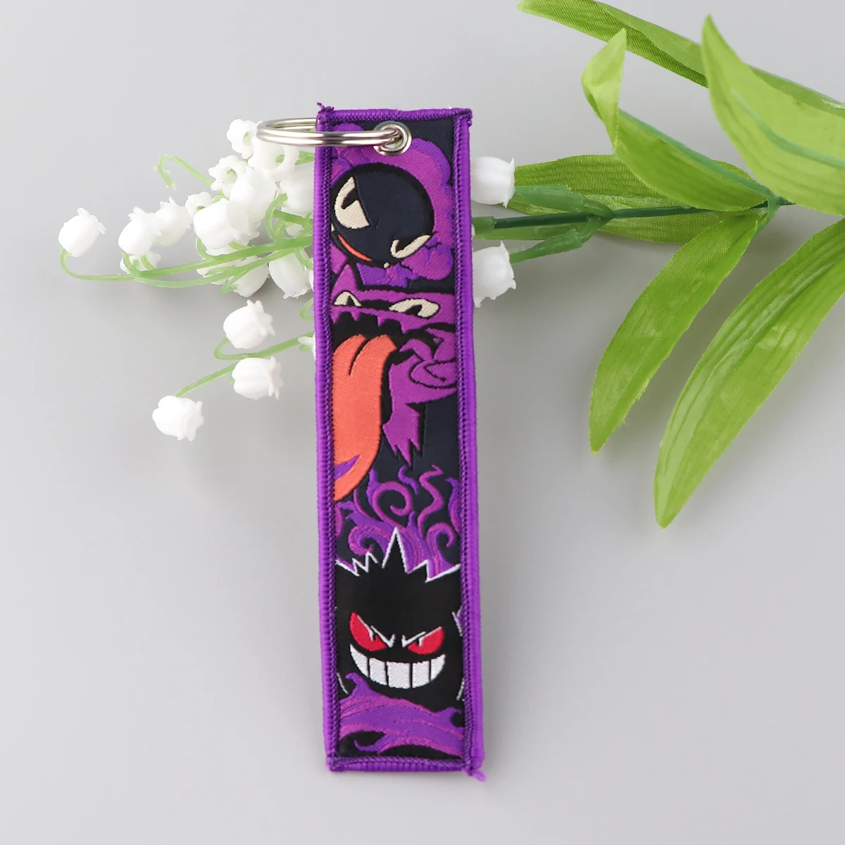 Gengar Cute Key Tag Anime Keychain for Car Motorcycles Keys Holder Keyring Women Men Fashion Jewelry Accessories Gifts 1PCS image 4
