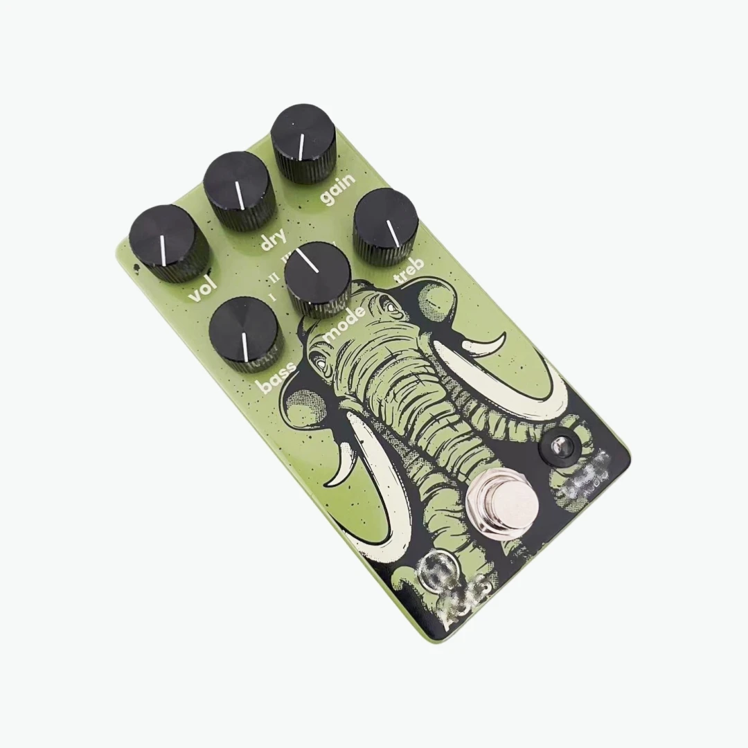 LYR PEDALS LY ROCK: Guitar OVERDRIVE pedals Five-State Overdrive,Innovative function of high-speed drive，Green