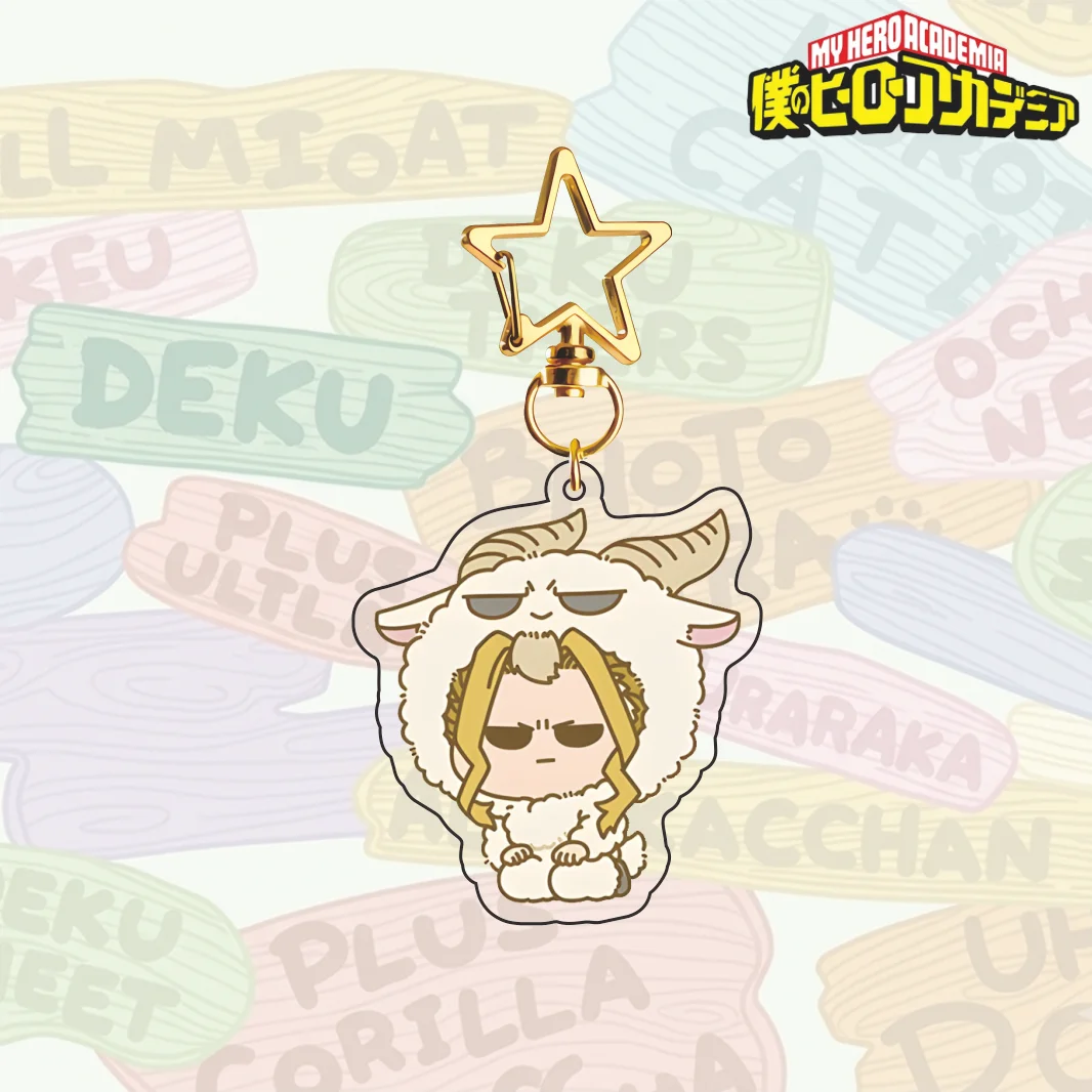My Hero Academia Tier-Haube Q-Version Acryl-Schlüsselanhänger Sternhaken Deku Bakugo Todoroki Uraraka Anime Rucksack-Anhänger MHA Fans – Detail 5