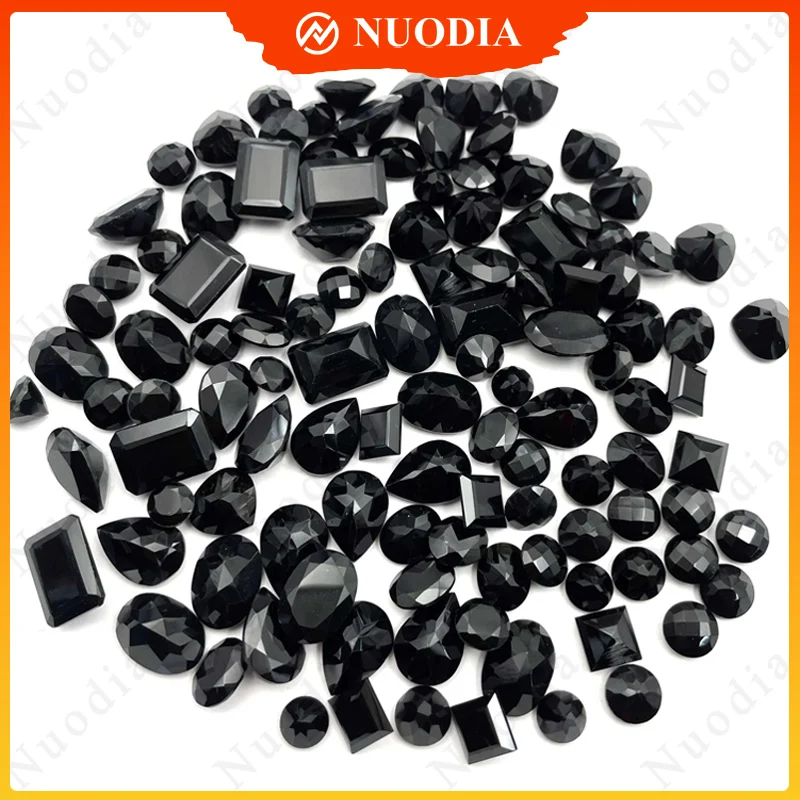 

Moissanite Loose Stone Black Color Round Pear Emerald Oval Princess Heart Cushion Marquise Cut 0.5-3.0ct With Certificate GRA