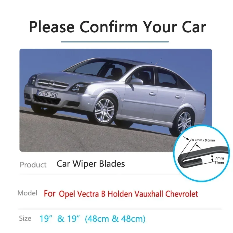 For Opel Vectra B 1995~2002 Holden Vauxhall Chevrolet Car Front Wiper Blades Cleaning Windscreen Windshield Car Accessories 1996