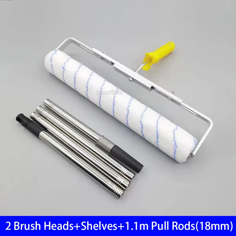 18 inch Verfroller Borstel Korte-Midden-Lange Pluche Schilderen Handvat Tool Voor Muur Decoratieve 6 MM/9 MM Schilderen Handvat Tool Ondersteuning