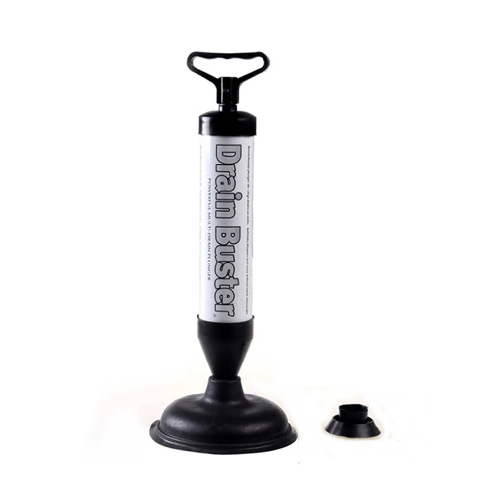 Desatascador de Drenaje de Alta Presión para Inodoro con 2 Tipos de Ventosas, Herramienta de Desatascador de Inodoro, Bomba de Desatascador de Inodoro para Baño