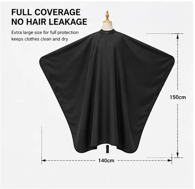 Silicone Collar Barber Cape High-quality Hair Styling Capes Neckline Adjustable Closure Salon Haircut Cloth Hairdressing Tools image 4