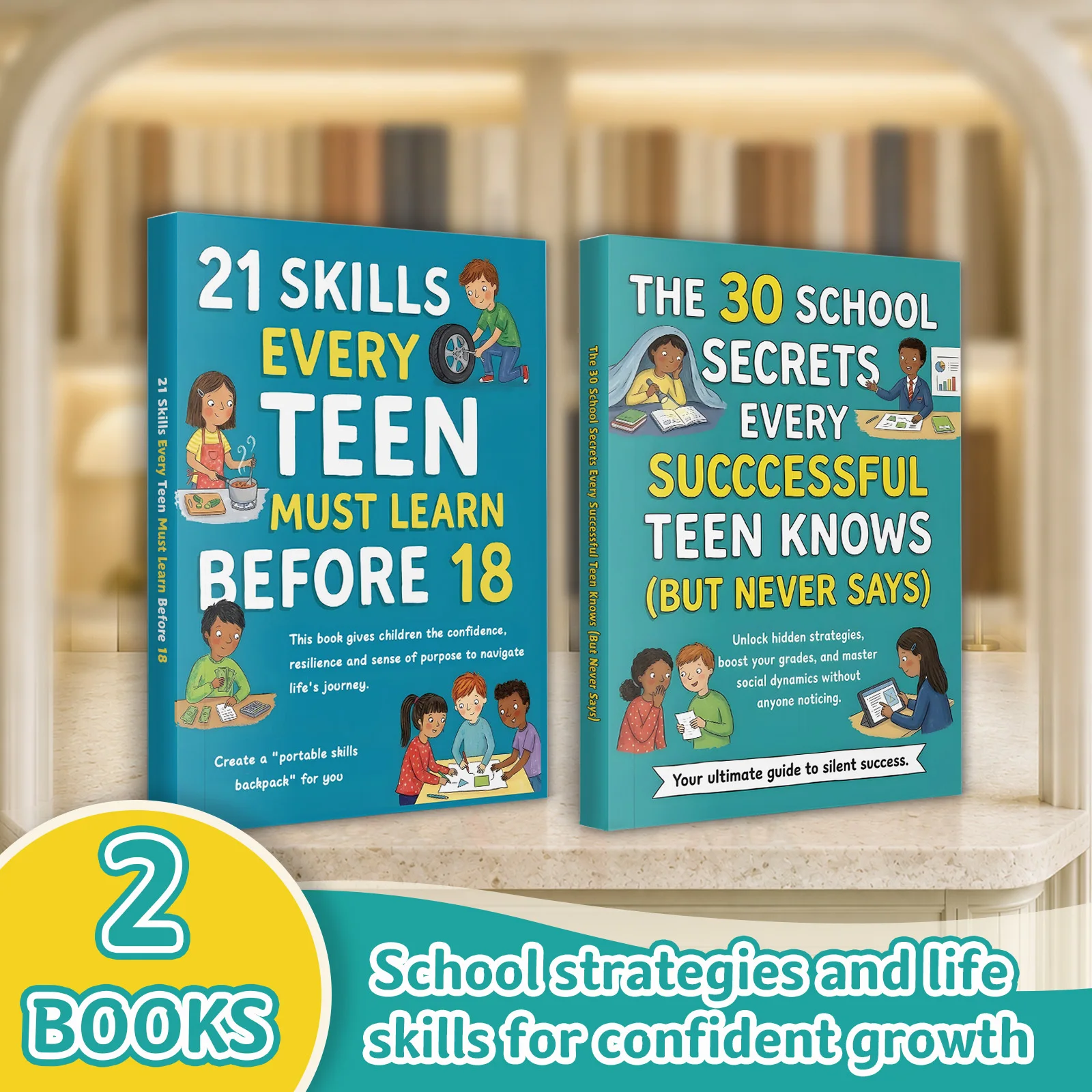 Campus and Everyday Rule Awareness Reading Pair, Includes The 30 School Secrets Every Successful Teen Knows and 21 Skills Every