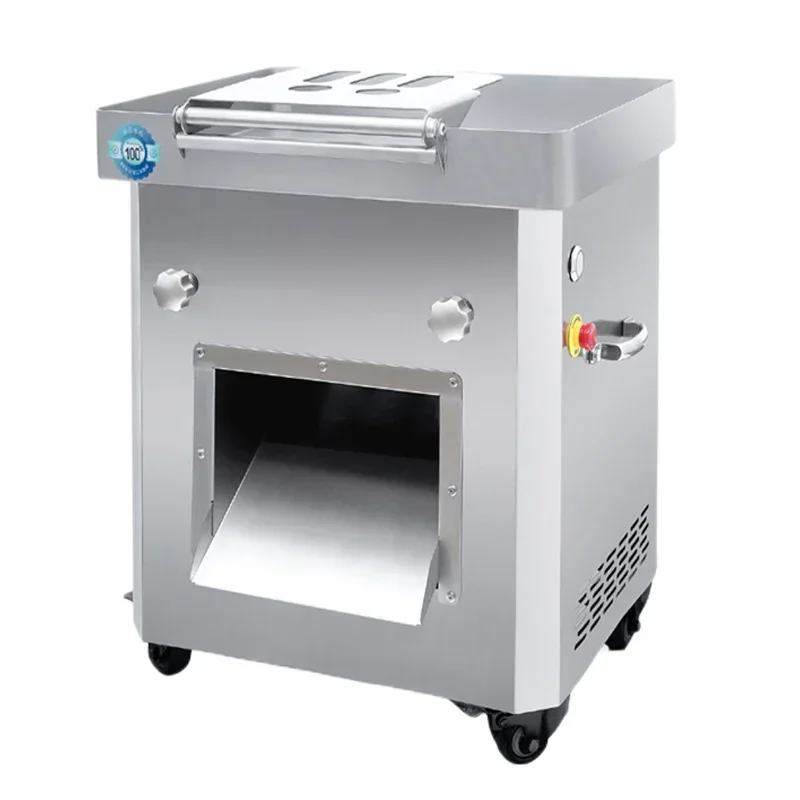 شريحة تقطيع اللحوم الكهربائية الجديدة متعددة الوظائف، سلسلة حديد للتقطيع والنرد لقيادة قطع اللحوم الأوتوماتيكية بالكامل