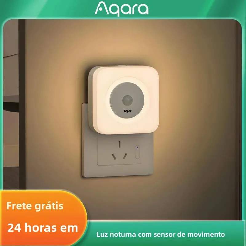 luz-noturna-de-inducao-aqara-lampada-de-cabeceira-plug-in-com-sensor-de-movimento-120-°-Angulo-amplo-para-quarto-armario-cuidados-e-alimentacao-de-bebes