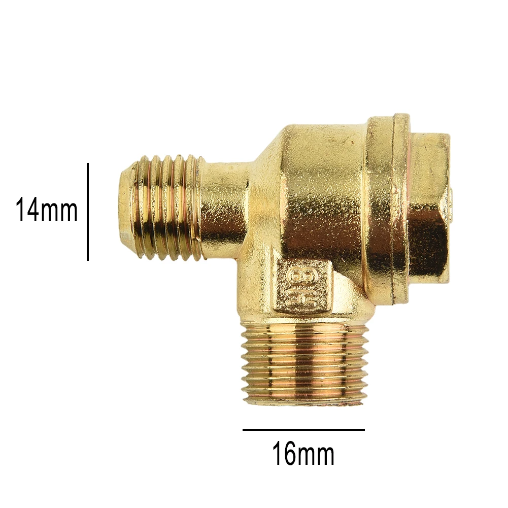 Check Valve Tools For Air Compressor Zinc Alloy 16x14mm Check Valve Connector Tool Oil-free Air Compressor Hot Sale