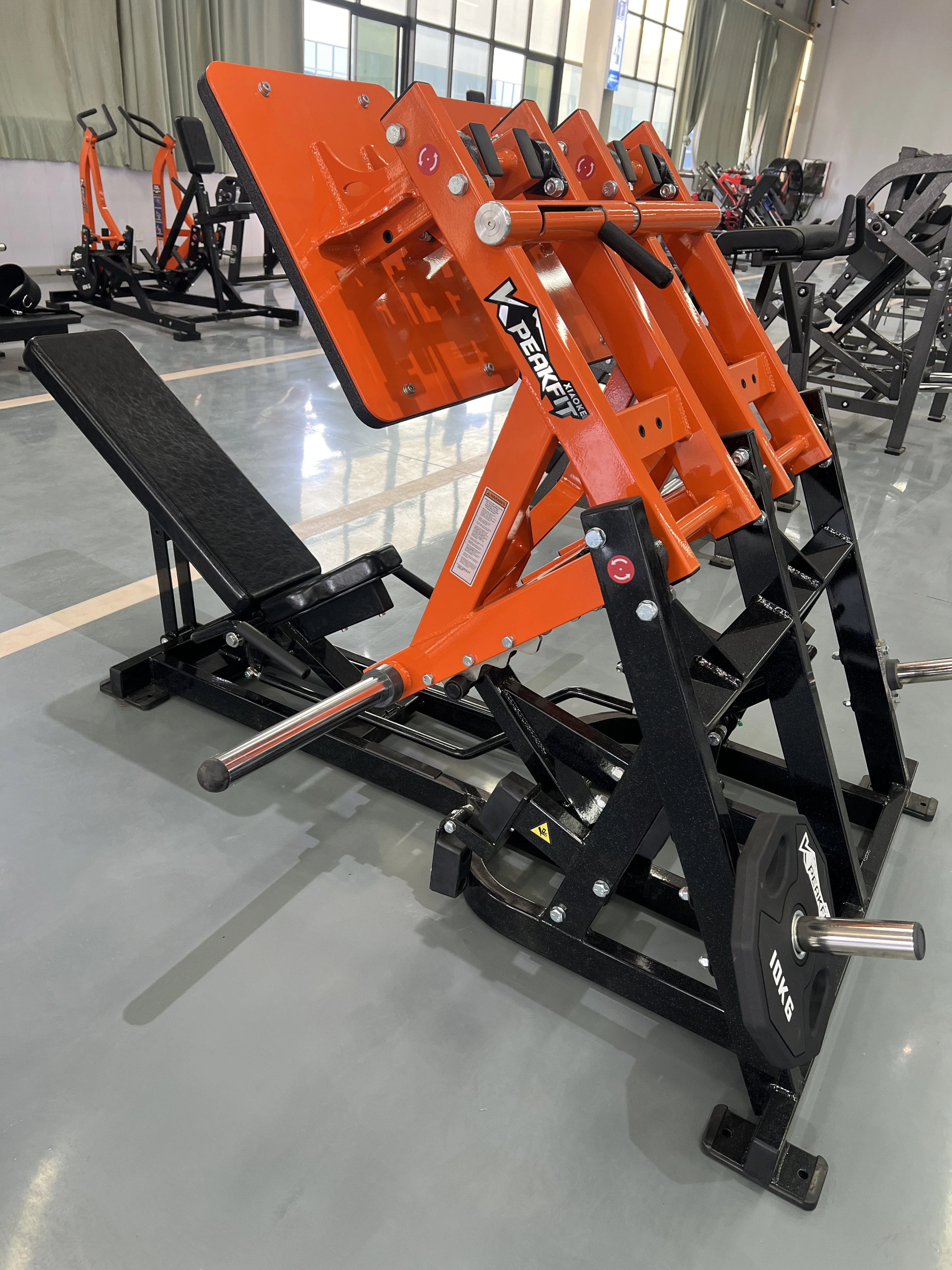 Fitness Club Commercial Gym Equipment Strength Training Plate Loaded Iso-Lateral Leg Press