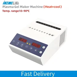 IKEME Plasma Gel Maker Machine Biofiller Plasma Prf Gel Bio Filler Maker 1ml-5ml Syringe Heat Cool Plasma Gel Maker
