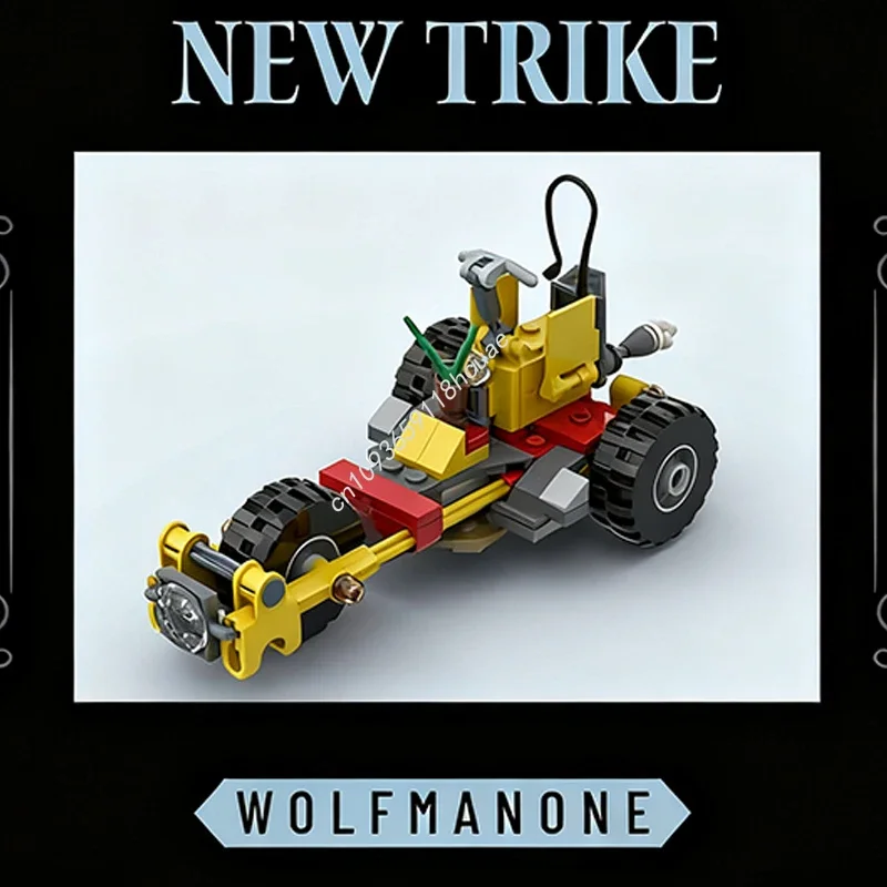 

114pcs MOC Emmets New Trike Model Building blocks Modular Assemble DIY idea toys Brick creative Christmas gifts